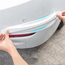 2PC Universal Anti-Collision Protector Rubber Car Front and Rear Corner Car Body Bumper Anti-collision Strip Car Decorative