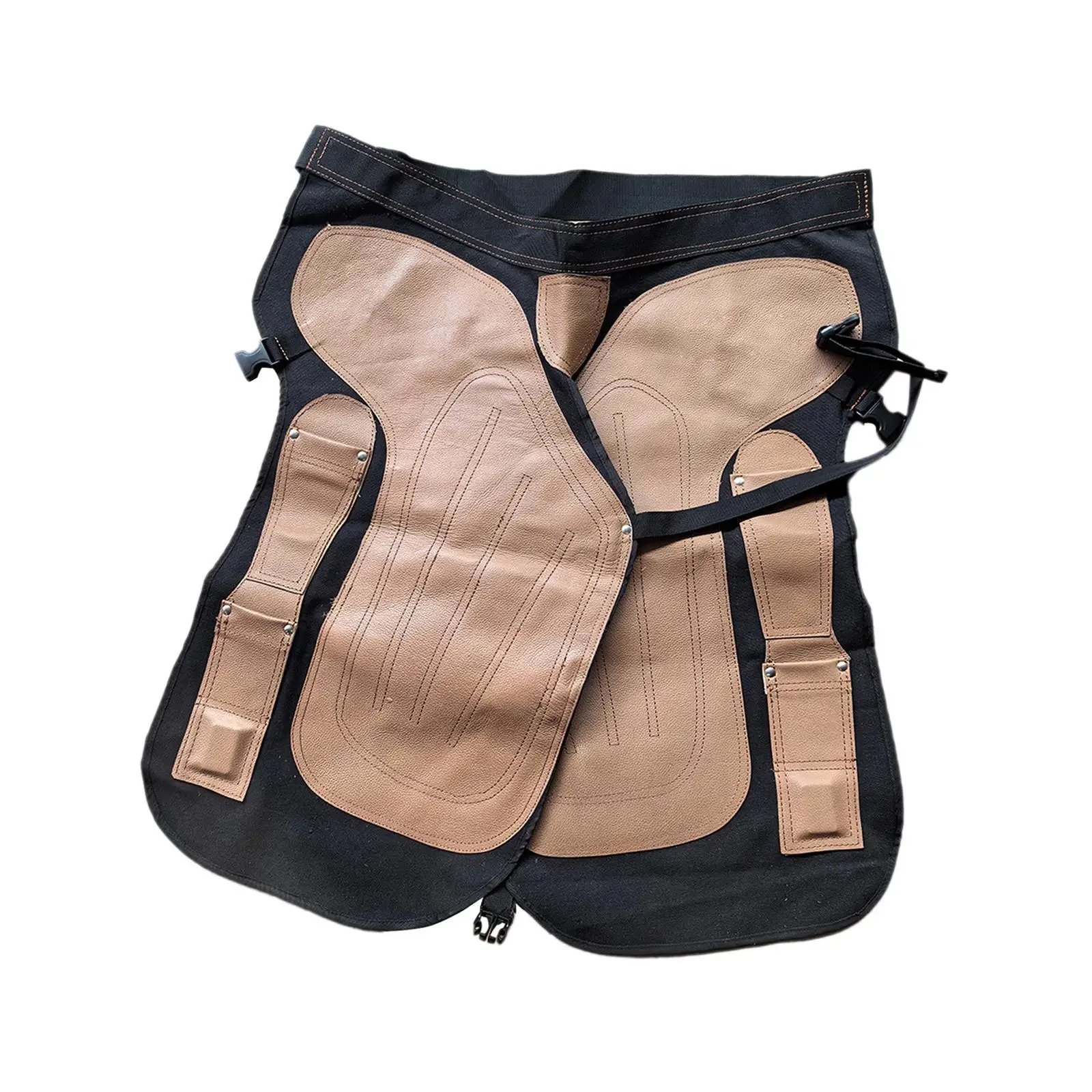 Farrier Apron PU Leather and Canvas Hoof Trimming Chaps Apron