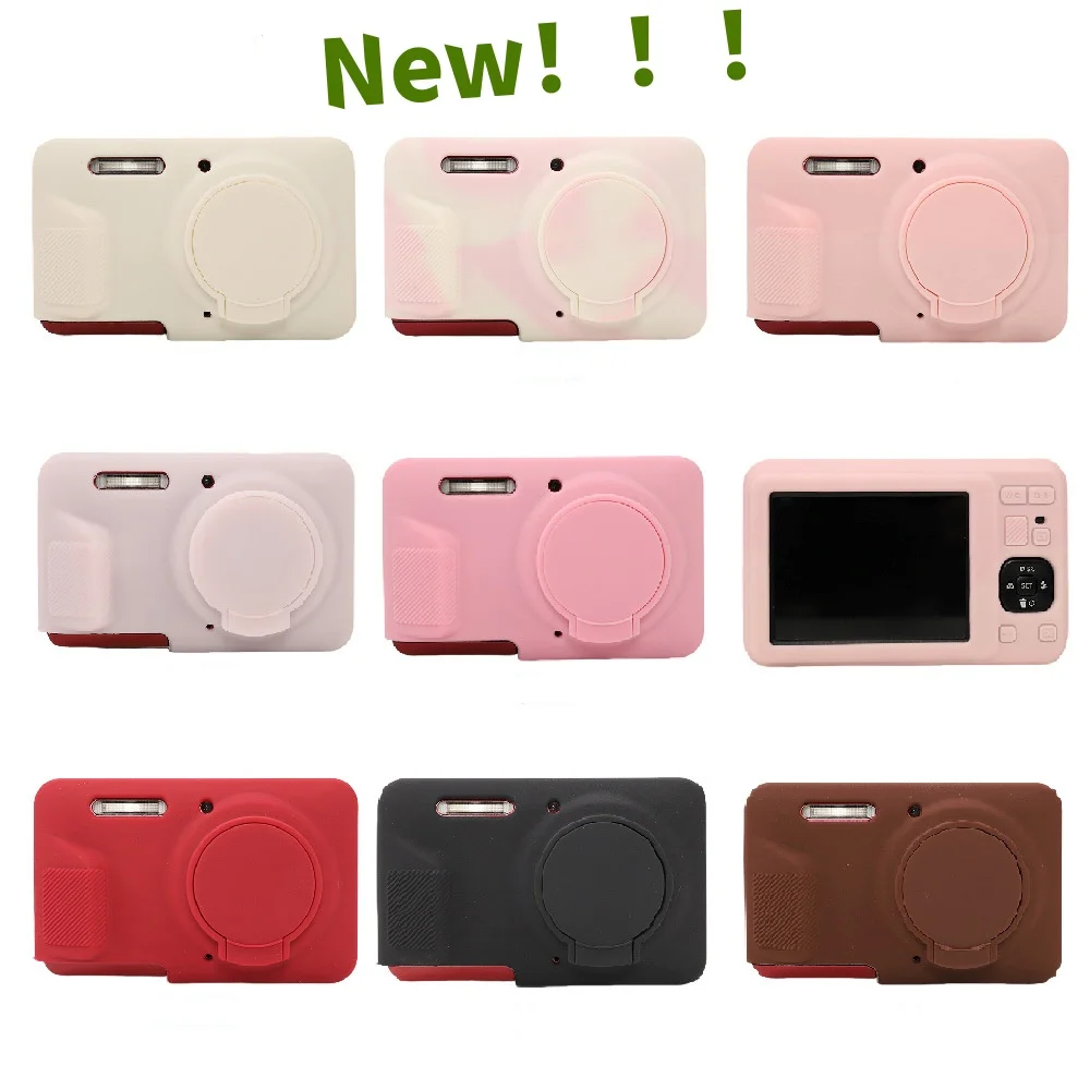 Silicone Skin Camera Case Body Protector With Lens Cover For Kodak FZ55 Digital Camera Anti-Fall Scratchproof Protective Case