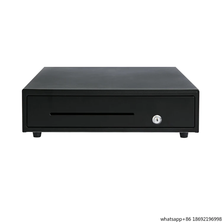 2026 New Cash register POS counter 415 full metal cash drawer 5 banknotes 8 coins, with supermarket and restaurant cash tray