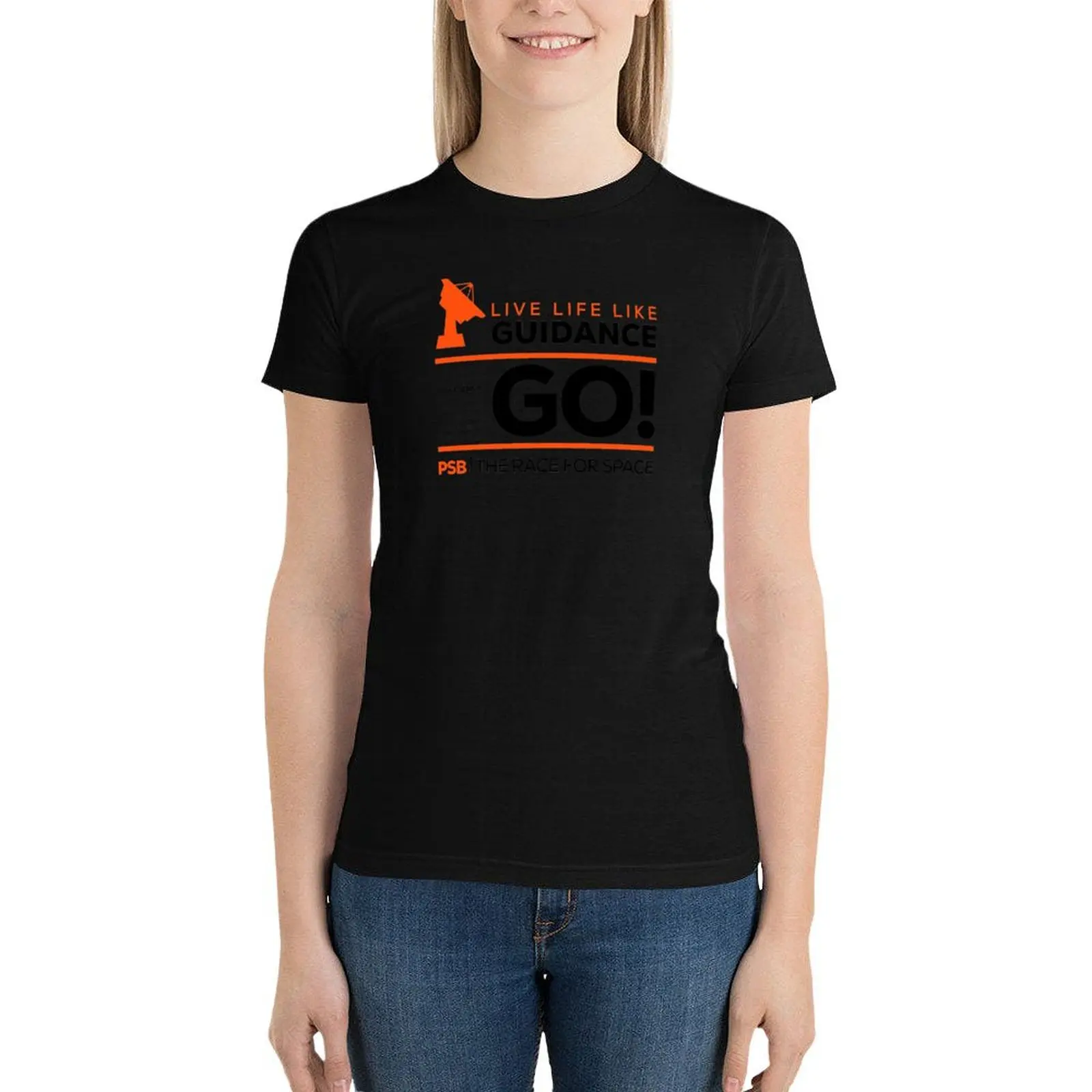 

GUIDANCE GO! Public Service Broadcasting - Positive version T-Shirt cute clothes Blouse oversized T-shirts for Women