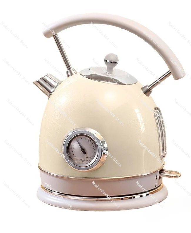 

Kettle Kettle Ball Home Insulation Integrated Retro Temperature Display Electric Kettle