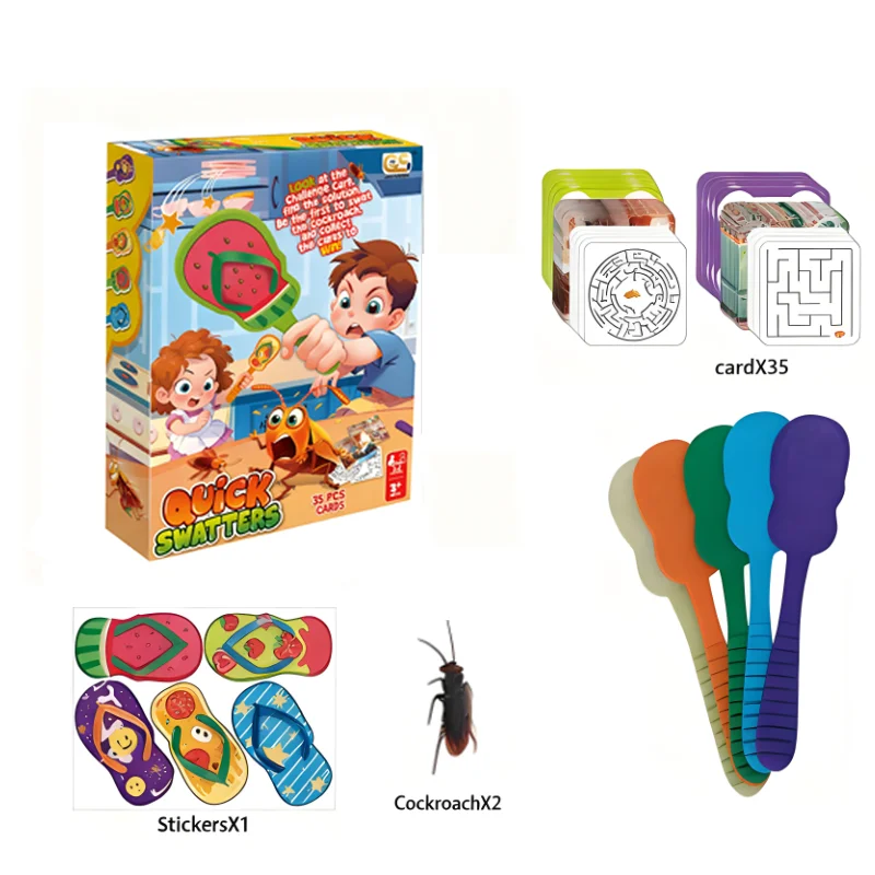 Educational Board Game, Kids Reaction Training Toy, Fast Swatting Game, Good Choice for Family Gatherings.