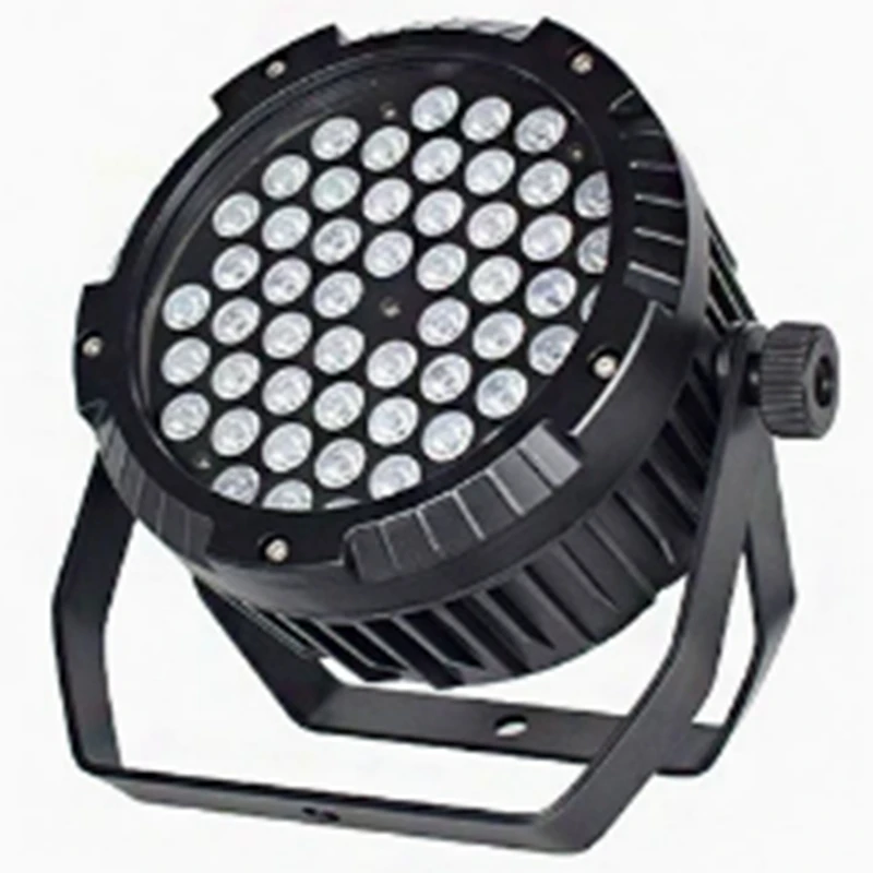 Waterproof 54x3W Full Color LED FLAT PAR Light DMX512 LED Wash Effect Light KTV Disco DJ Party Wedding Club Bar Concert Show