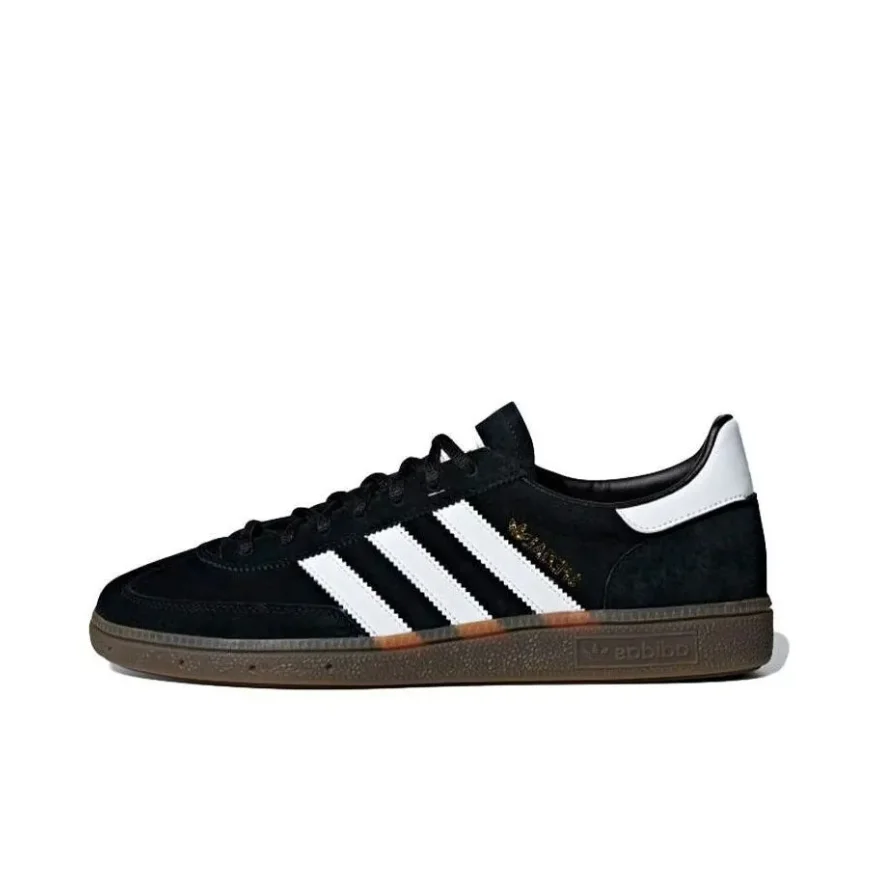 حذاء adidas Originals HANDBALL SPEZIAL كاجوال منخفض الارتفاع كلاسيكي متعدد الاستخدامات ومقاوم للاهتراء وغير قابل للانزلاق باللونين الأبيض والأسود