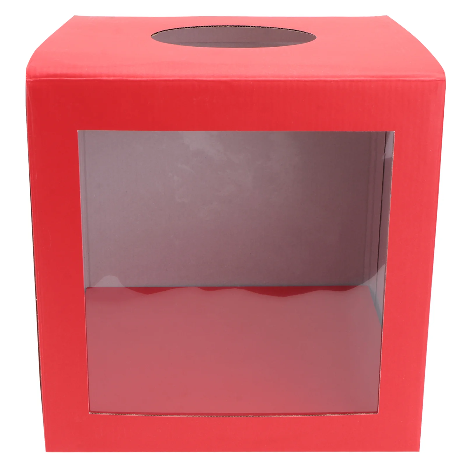 

1PC Simple Paper Lottery Box Prank Draw Box Annual Meeting Game Prop (Red) Paper Draw Box Party Lottery Box