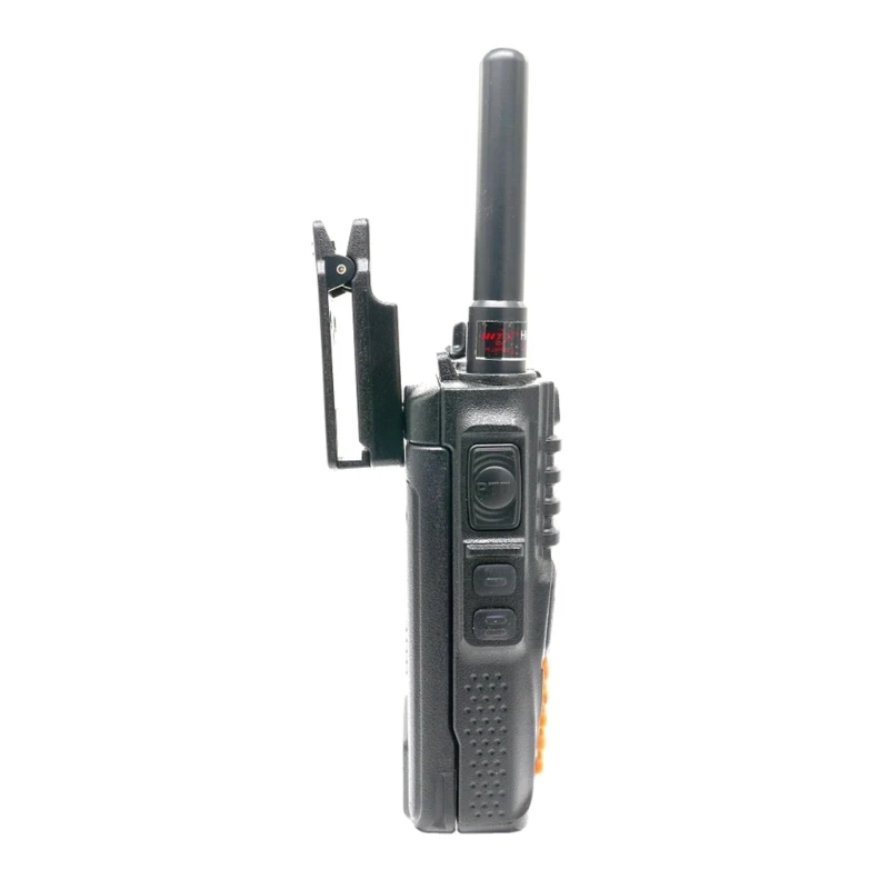 Pasek z tworzywa sztucznego zacisk dla BF-A58 UV-9R GT-3WP UV-XR dwukierunkowy akcesoria Walkie Talkie domofon radiowy czarny