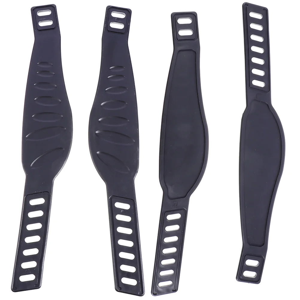 

Adjustable Bike Pedal Straps Durable Plastic Foot Straps No Buckle Scratch-Free for Cycling Shoes Sport Bike Toe Strap