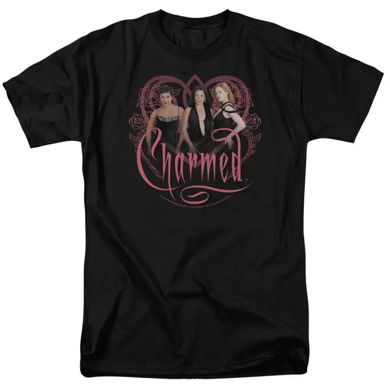 

Футболка Charmed Charmed Girls, мужская лицензированная классическая продукция, черная