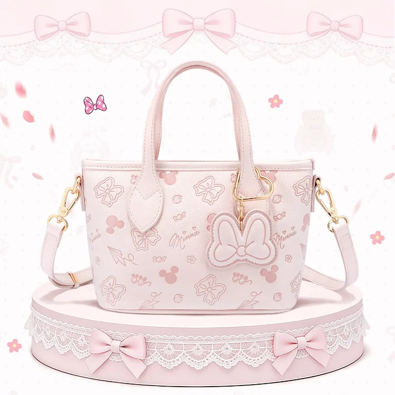 

Disney Mickey New Women's Crossbody Bag Fashion High Quality Women's Handbag Solid Color Versatile Multi Functional Storage Bag