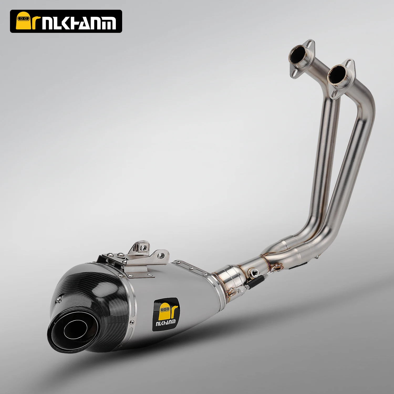 

For MT-07 FZ-07 MT07 FZ07 2014-2024 Motorcycle full exhaust modify bottom escape system manifold AK muffler with DB killer