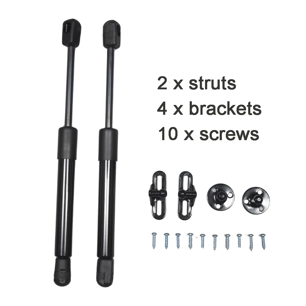 

10-дюймовые газовые стойки, сила 100N/22LB для тяжелой крышки, подъемник для хранения вещей на колесах, сверхмощный амортизатор, газовый поршневой подъемный механизм