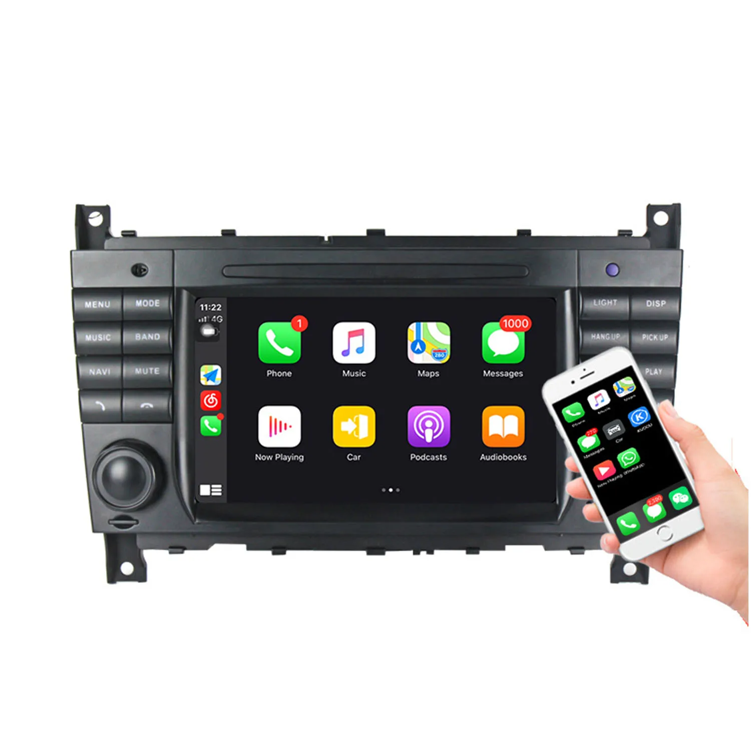 Android Car radio Carpaly GPS Navigation HD Reverse camera For Mercedes-Benz CLK C G-Klasse W203 CL203 S203 C209 W209 A209 W463