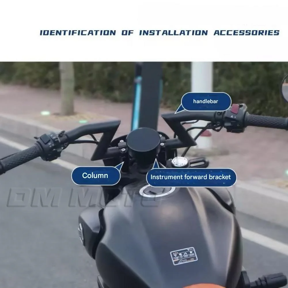 Motorcycle modified handlebar high handlebar direction handlebar faucet fixed handle lightning handle FOR VOGE CU525 CU-525