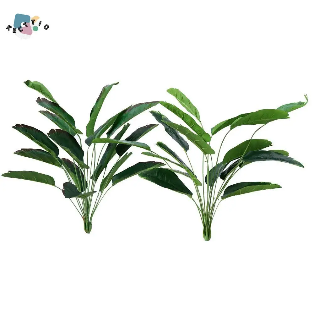 

Garden Tropical Living Room Greenery Home Decoration Fake Plant Faux Banana Tree Artificial Palm