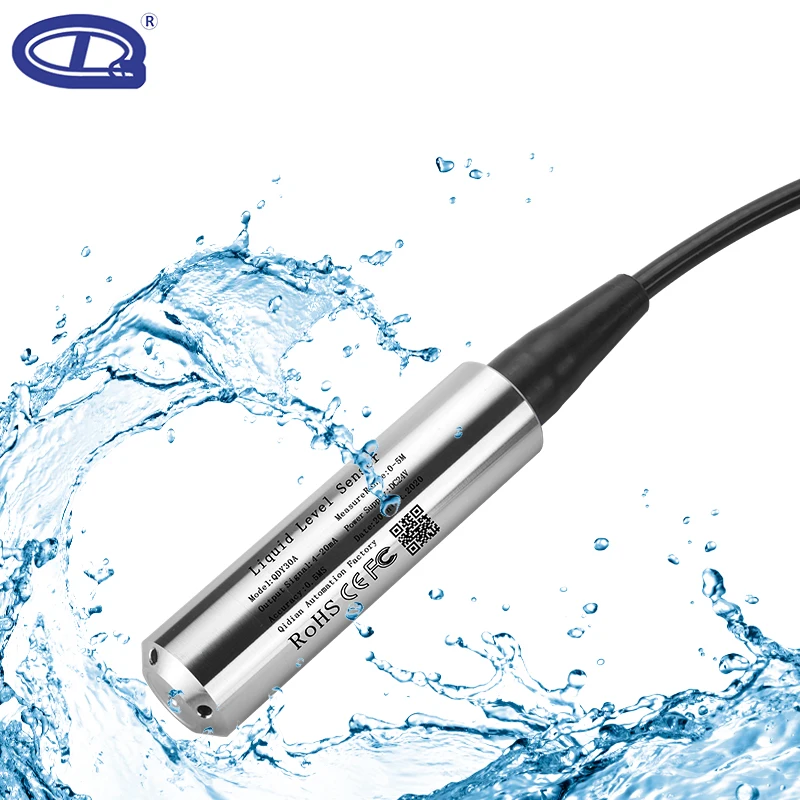 

IP68 5m range 0-10V 4-20mA RS485 Liquid Level Sensor Submersible Level Transmitter QDY30A