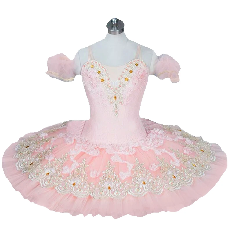 

Girls Ballet Tutu Tulle Dress Professional Swan Lake Ballerina Pancake Tutu Adult Child Ballet Dress Kids Dance Costume women