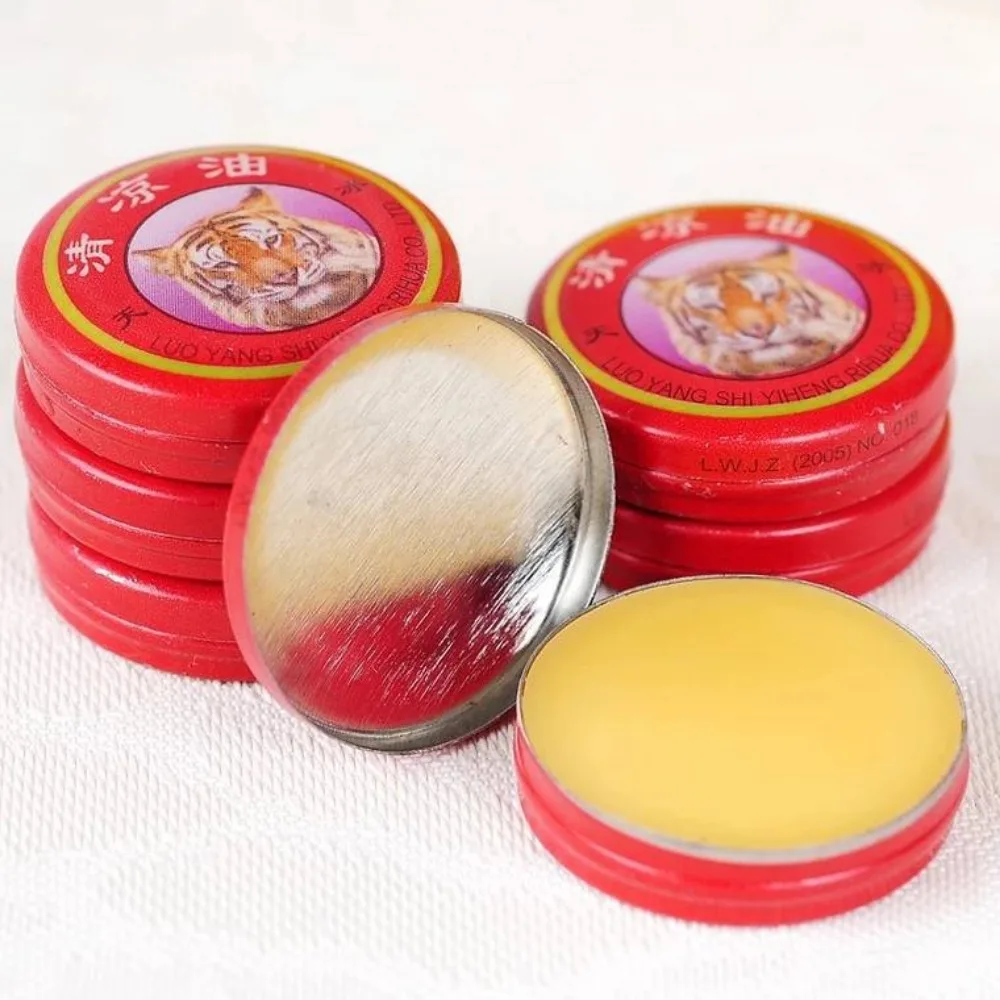 Natural Tiger Essential Balm Treatment Cold Headache Motion Sickness Heatstroke Mosquito Bites Refreshing Relieve Itching Pain