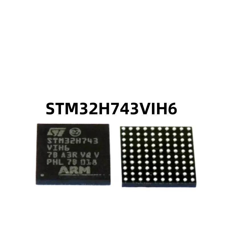 1pcs/lot New Original STM32H743VIH6 TFBGA-100 32-bit Arm Cortex-M7 480MHz Mcu In Stock