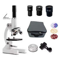 64X-2400X Monocular Optical Microscope Elementary School Children Science Experimental Biology Microscope Digital Microscope