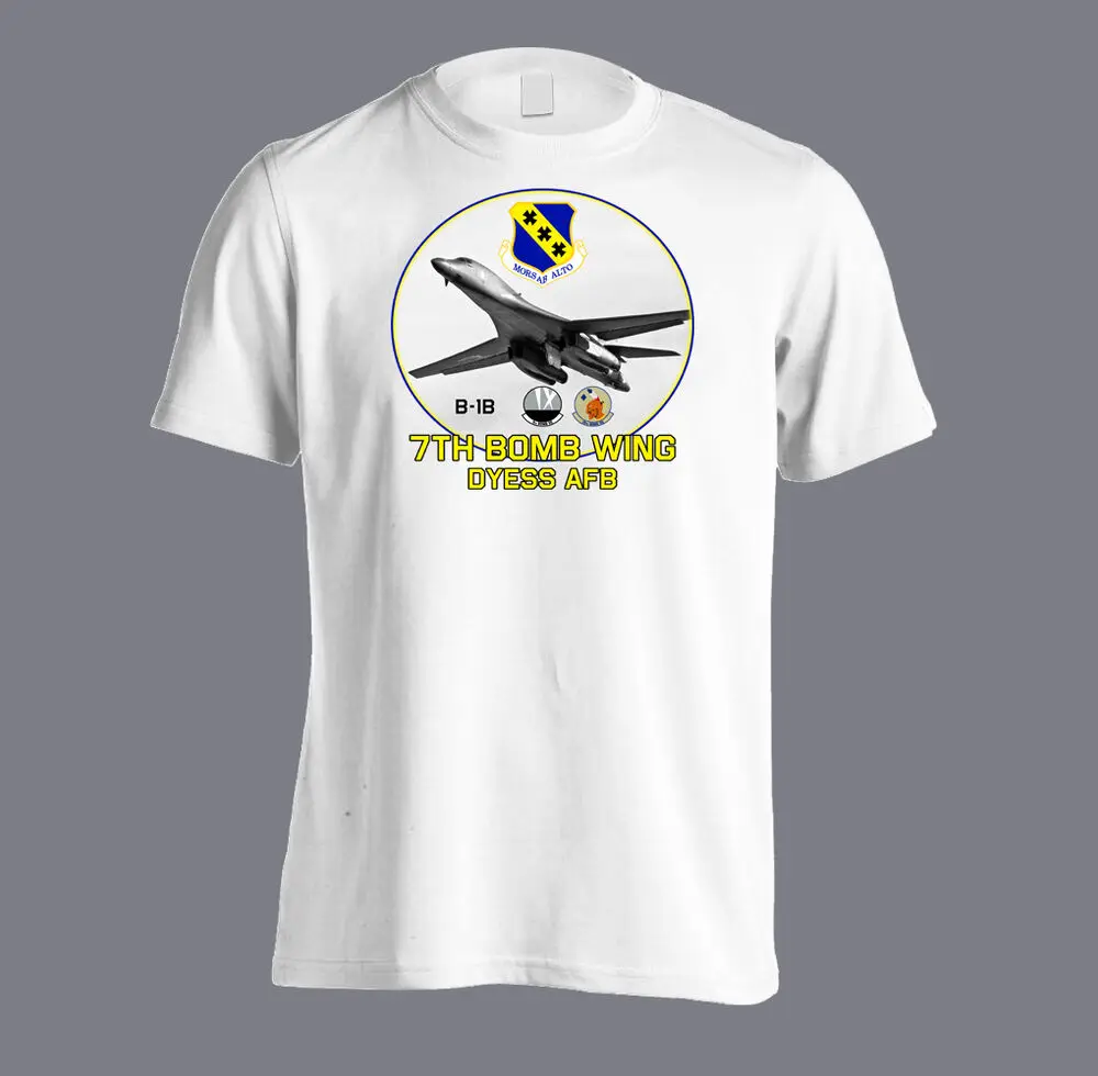 7th Bomb Wing B-1B Lancer Dyess Air Force Base 28th 9th Bomb Squadron T Shirt 100% Cotton Short Sleeve O-Neck Casual T-shirt New