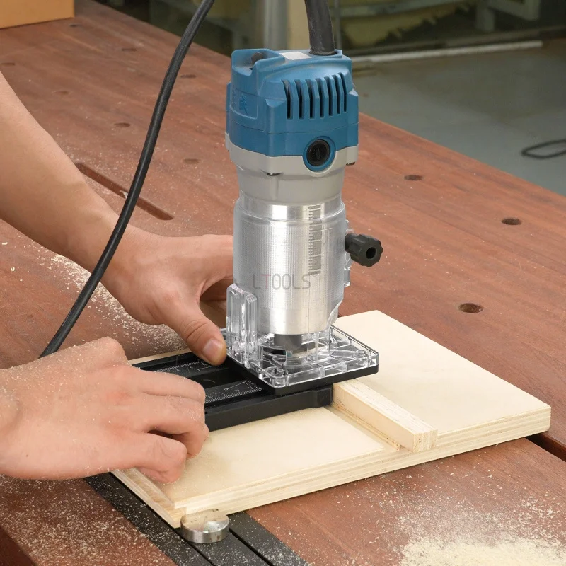 Portable Wood Router Milling Circle Slotting Trimming Machine Slotting Guide Locator Wardrobe Edge Trimmer Auxiliary Accessories