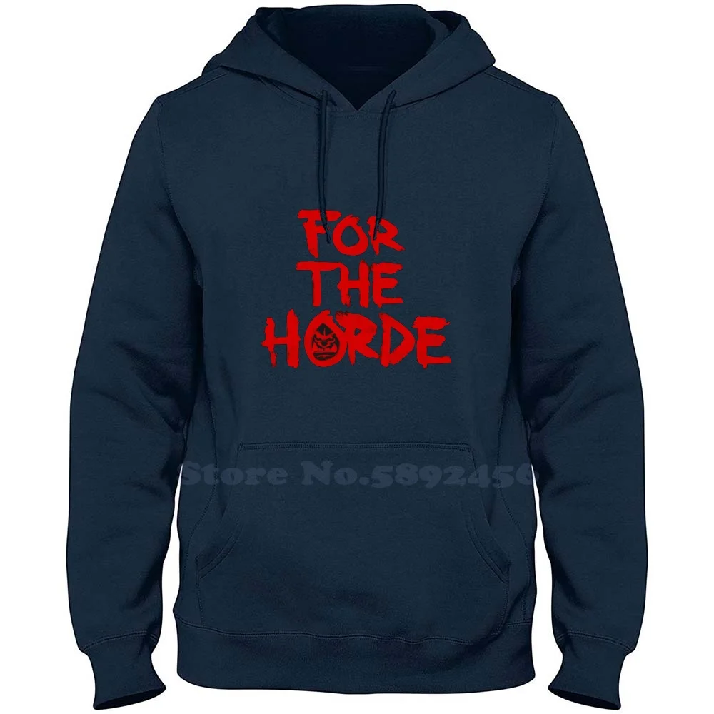 For The Horde Art High Quality 100% Pure Cotton Hoodie For The Horde Sylvanas Windrunner World Of Warcarft Shadowlands 3 Wrath