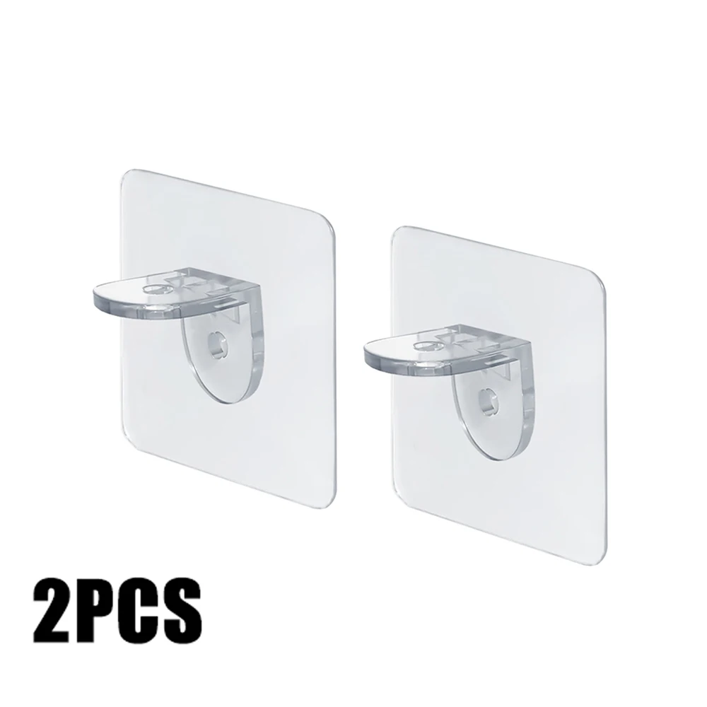 Support de fixation sans poinçon, 2 pièces, Support de séparation superposé, fixateur de connexion d