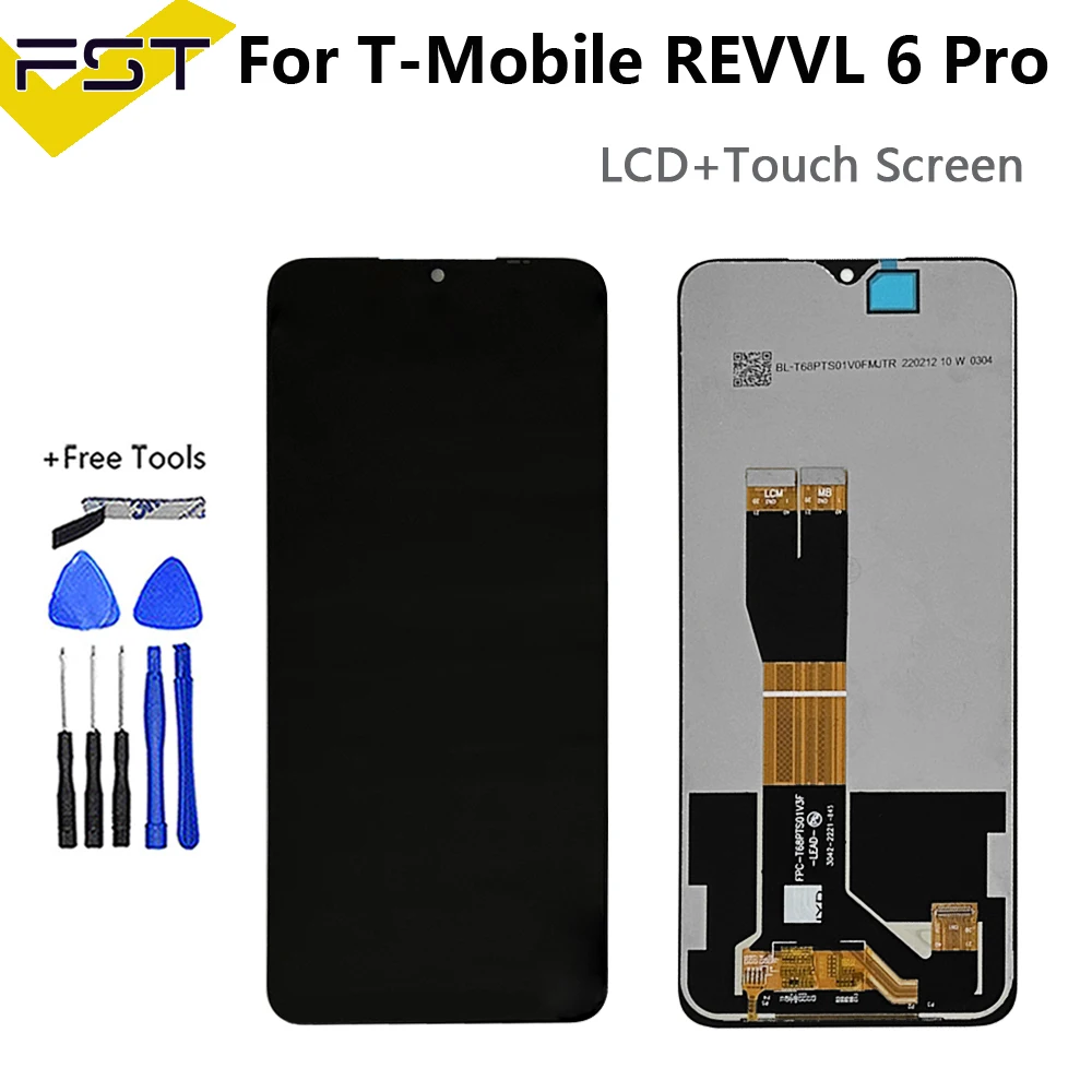 NEW Display Pantalla Assembly For T-Mobile REVVL 4 5007Z V Plus V+ 5G Revvl V 4G 6 Pro LCD Digitizer Touch Screen Panel Repair