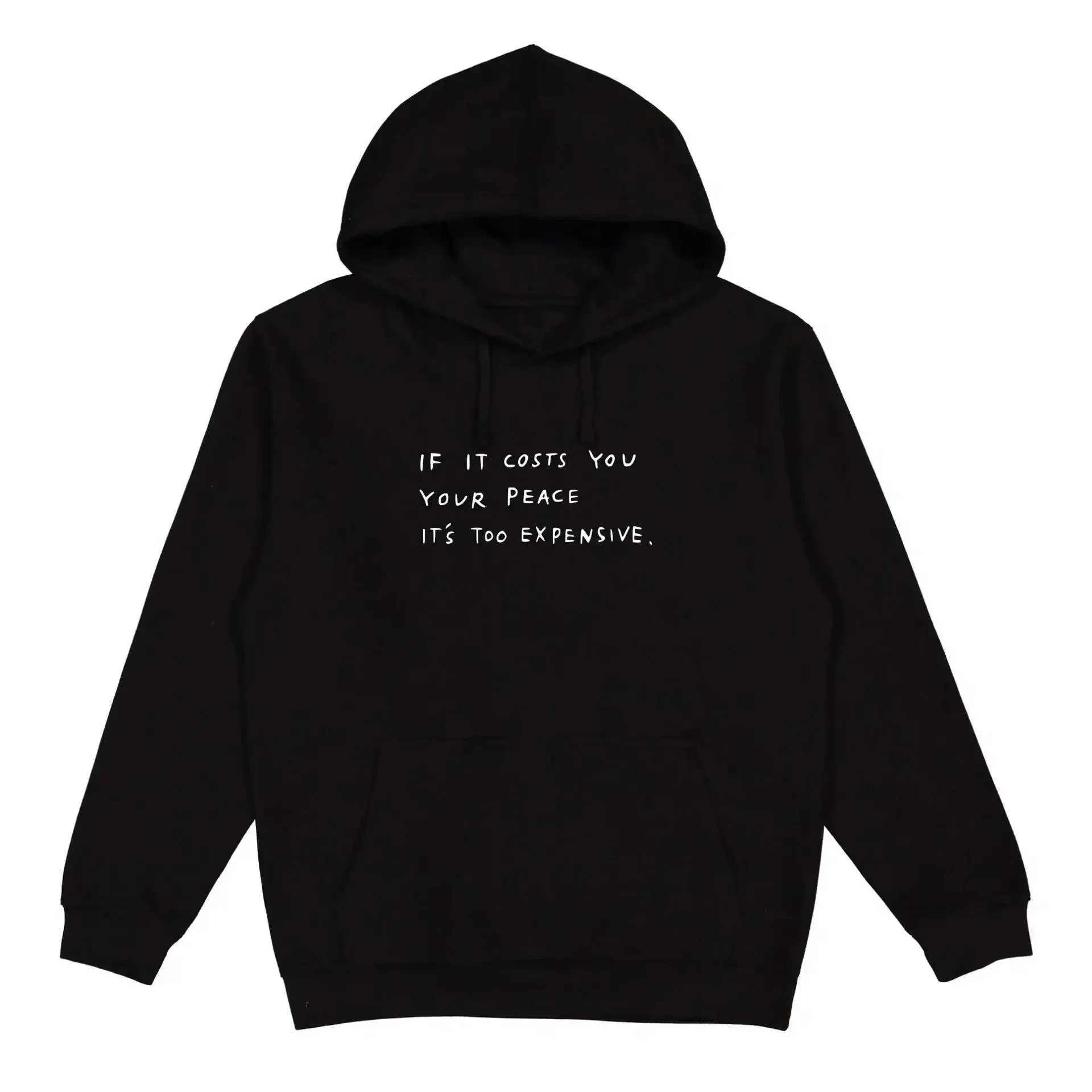 Happens Hoodie Women Hoody Sweatshirts Pullovers Quote Unisex Pure Aesthetic Cotton Top Jumper Hoodies