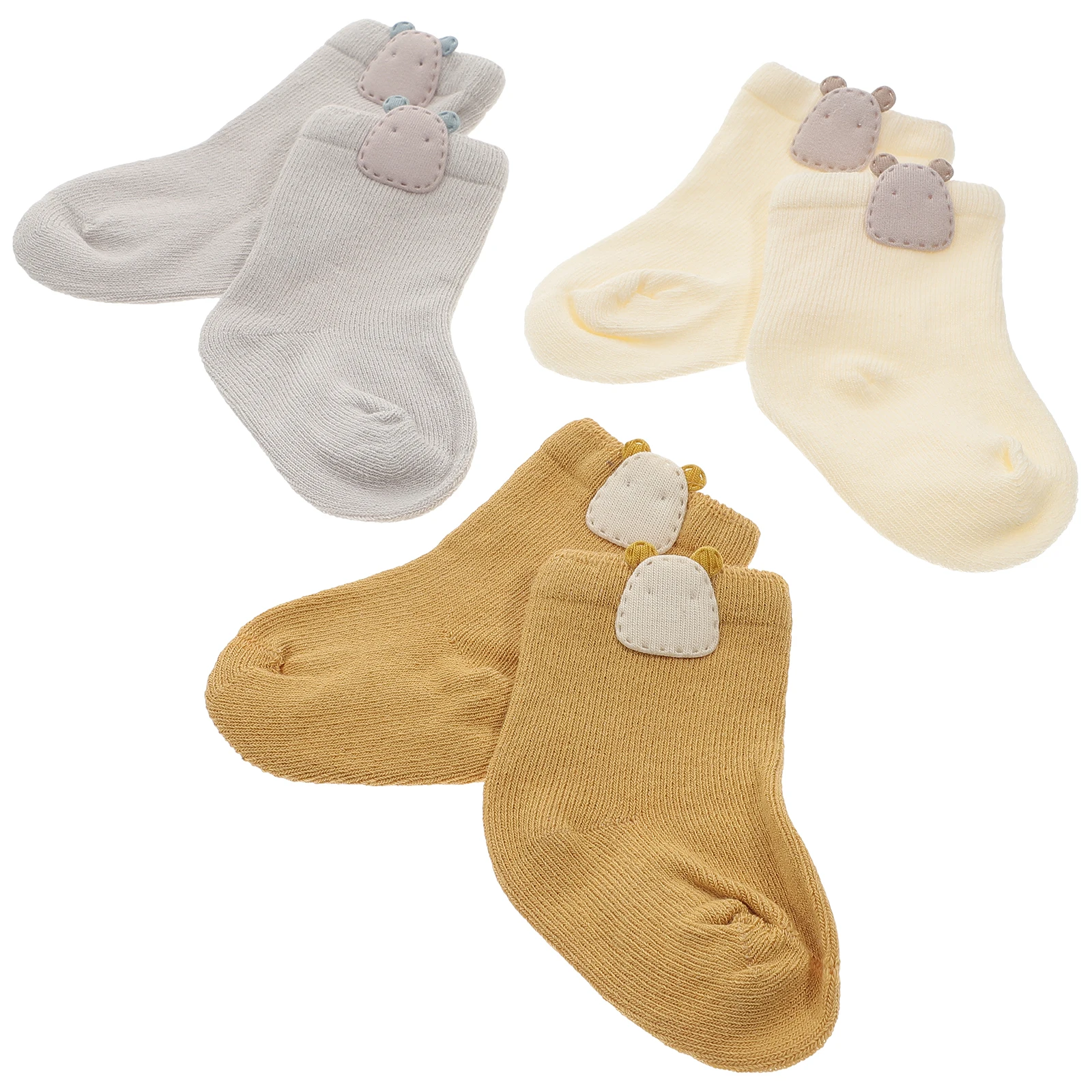

3 Pair Baby Socks Cute Kids Funny Cotton Cartoon Newborn Girl Child