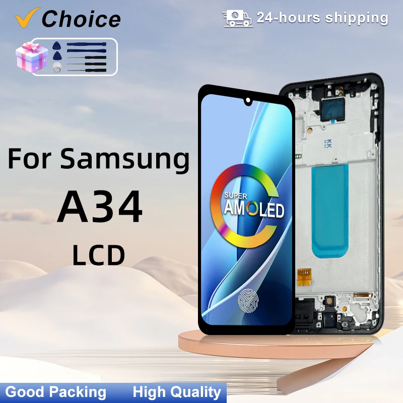 高品質-oled-サムスンギャラクシー-a34-ディスプレイ-a346-sm-a346e-lcd-sm-a346b-タッチスクリーンデジタイザーアセンブリサムスン-a34-液晶用