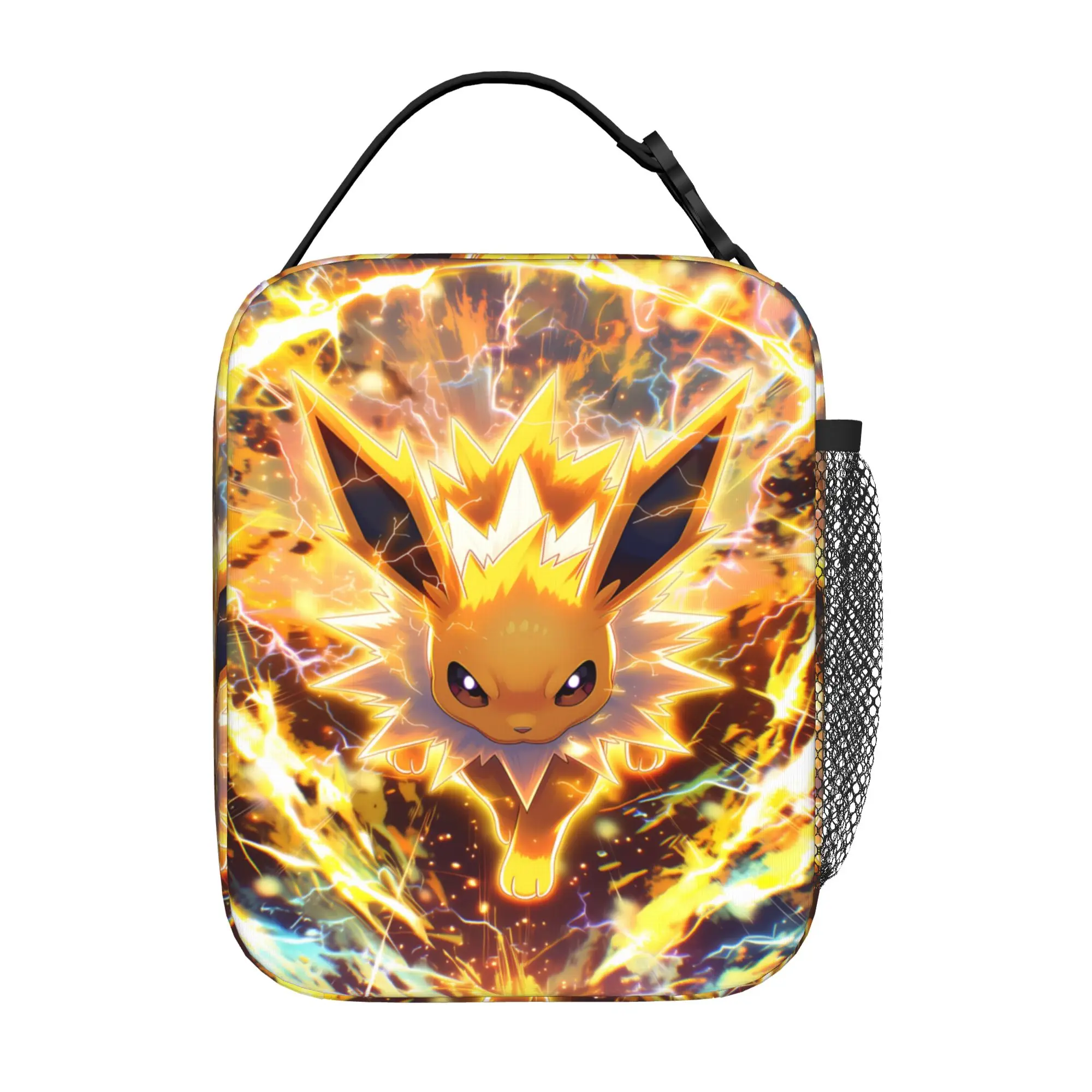 Pokemon Insulated Lunch Bag Ice Pack Rice Bag Eevee Eeveelution bolsa Student Bento Lunch Handbag Insulation
