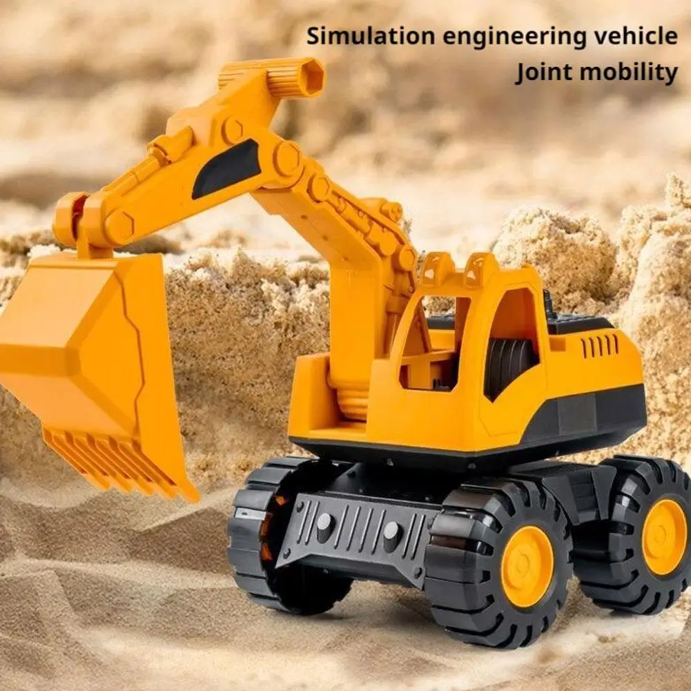 Trägheit Fahren Bau Lkw Spielzeug Strand Bagger Bulldozer Kipper Frühe Bildung Bau Fahrzeuge Spielzeug Kinder Spielzeug – Detail 1