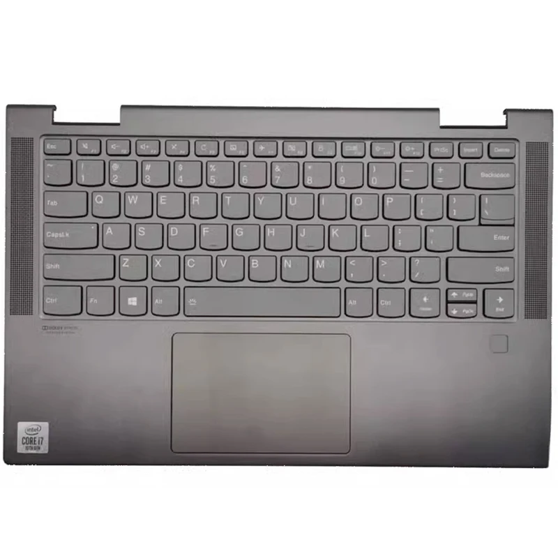 f  FOR Lenovo YOGA C740-14 keyboard with palm rest touchpad fingerprint