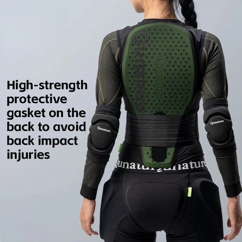 Waist Support Ski Vest Outdoor Sports Back Protection Vest Adults Thickened Pad Protector Breathable Ski Snowboard Vest