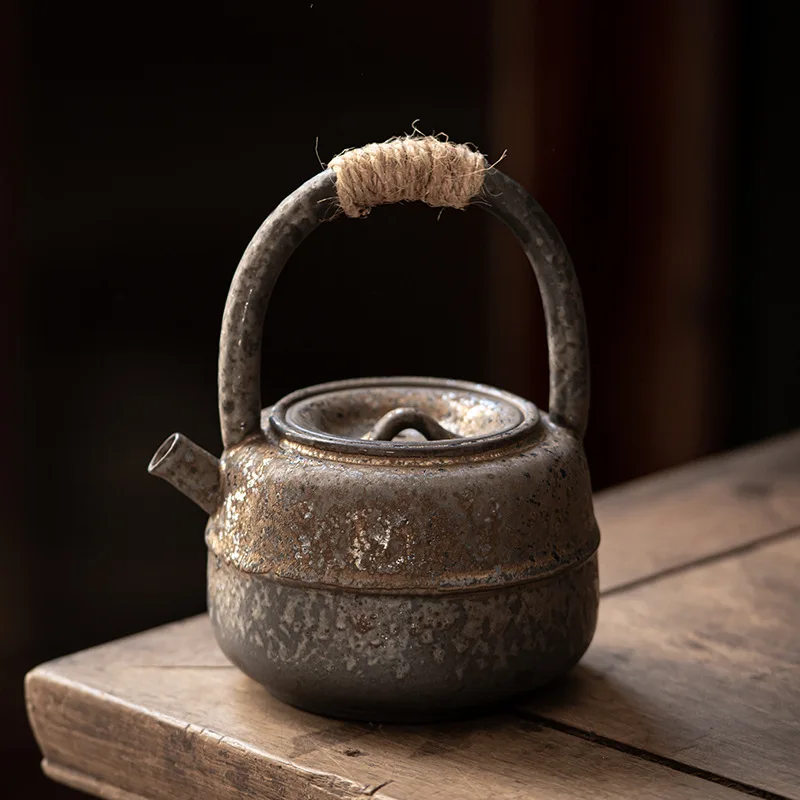 

450ml Stoneware Teapot Tea Kettle Ceramic Teapot Teaware Tea Set Tea Utensils Tea Maker Tea Pot Set Tea Making Tools Accessories