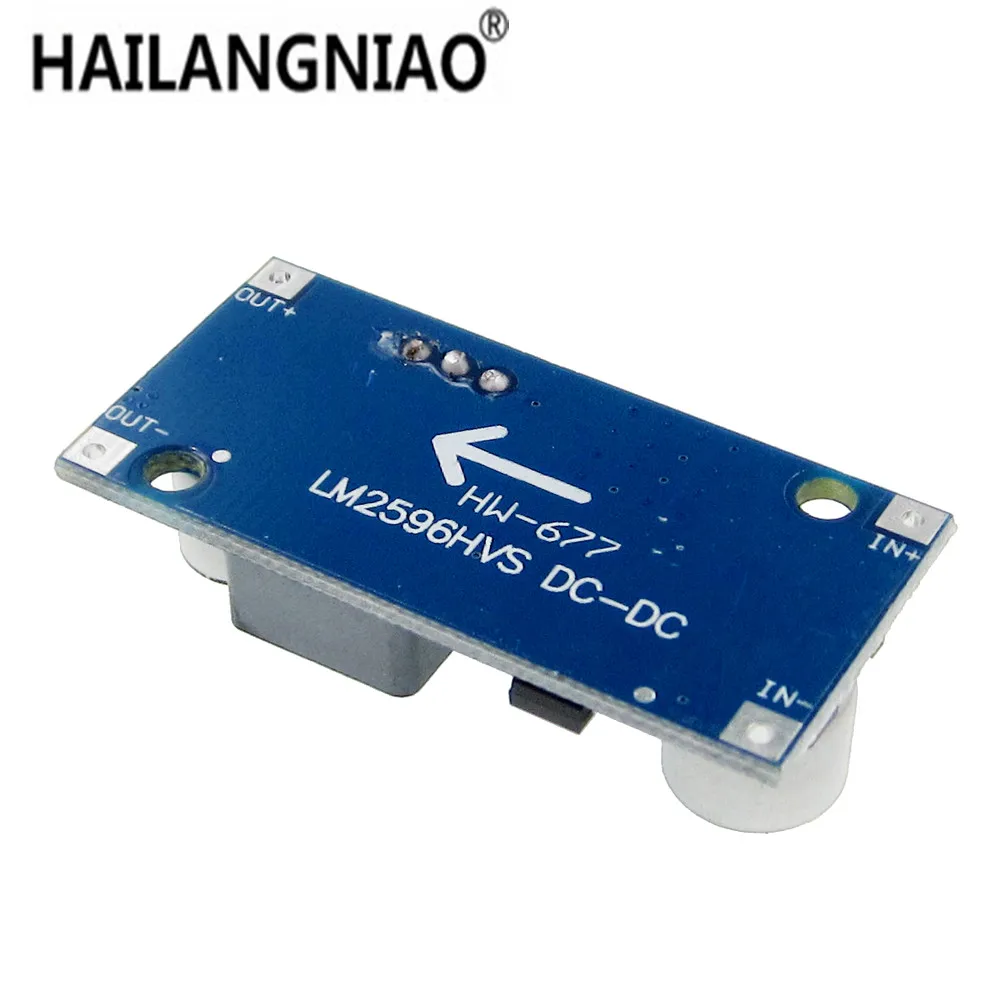 تيار مستمر تيار مستمر محول فرق الجهد عدة قابل للتعديل امدادات الطاقة DC-DC تنحى محول 3A LM2596HVS LM2596HV تنحى الطاقة 4.5-50 فولت إلى 3-40 فولت