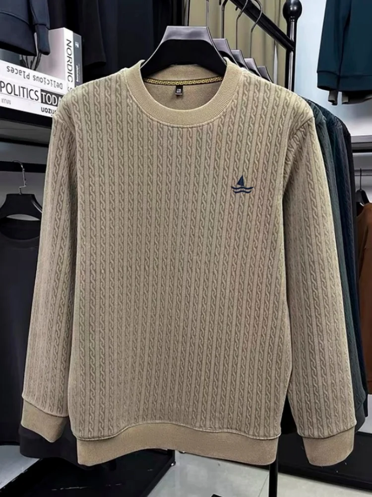 Neuer Luxus-Herren-High-End-Marken-Stickerei-Winter-Original-Premium-Bestseller, modischer, lässiger Thermo-Pullover