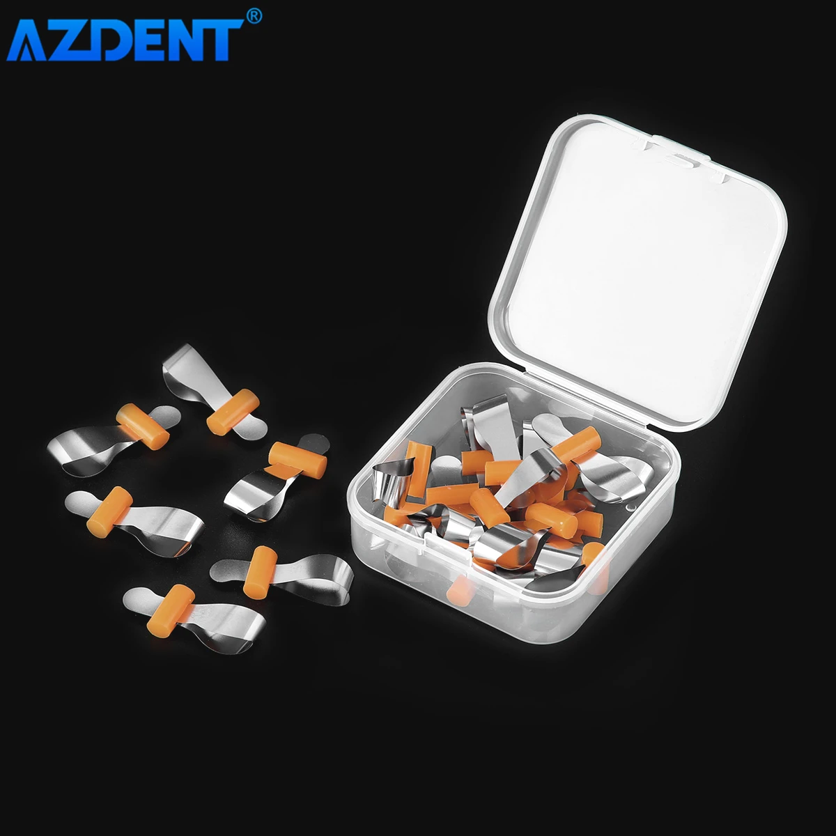 Bandas de matrices de Metal Dental sin retenedor Automatrix AZDENT con casillero que forma la hoja seccional de ortodoncia contorneada