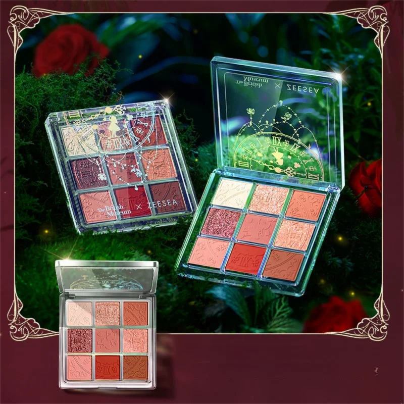 

ZEESEA Dreamy Alice Nine-color Eyeshadow, Earth Pearlescent Super Hot Eyeshadow Palette, Affordable, Ins Shiny And Sparkling