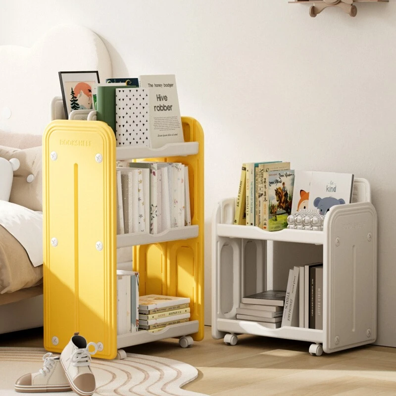 

Детская книжная полка Стеллаж для хранения игрушек Стол для детских подгузников Полка Многослойный шкаф для хранения Многофункциональная вращающаяся книжка с картинками