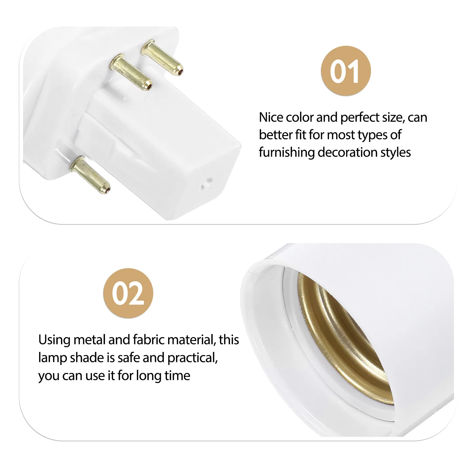 G24q to E27 Light Bulb Socket Adapter Converter Lamp Base Socket Plug for Home Office Commercial Lighting Safe Reliable Sturdy