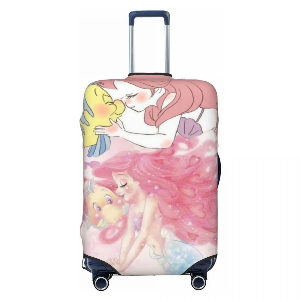 

Custom The Little M-Mermaid Luggage Cover Fashion Princess Ariel Suitcase Protector Covers Suit For 18-32 inch
