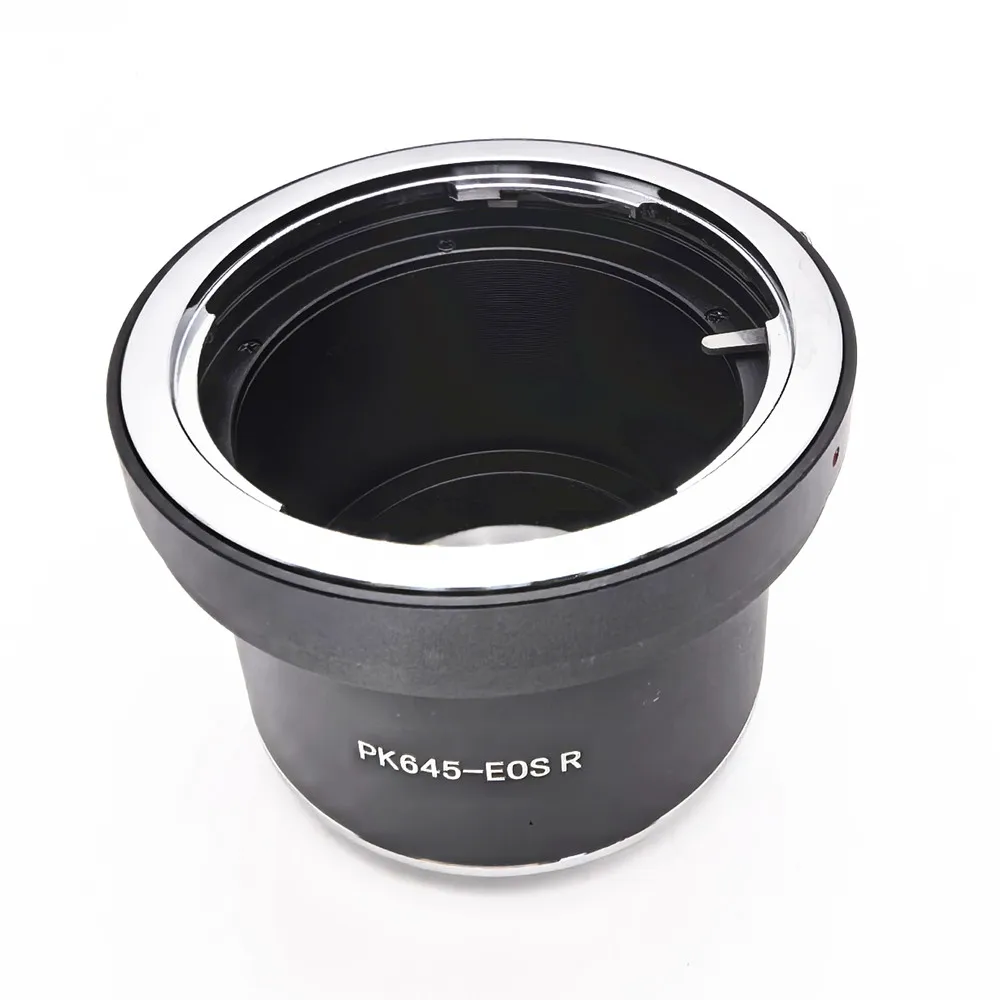 

P645-RF Lens Mount Adapter Ring for Medium Format Pentax 645 P645 Lens & Canon EOS R EOSR RF Camera Body