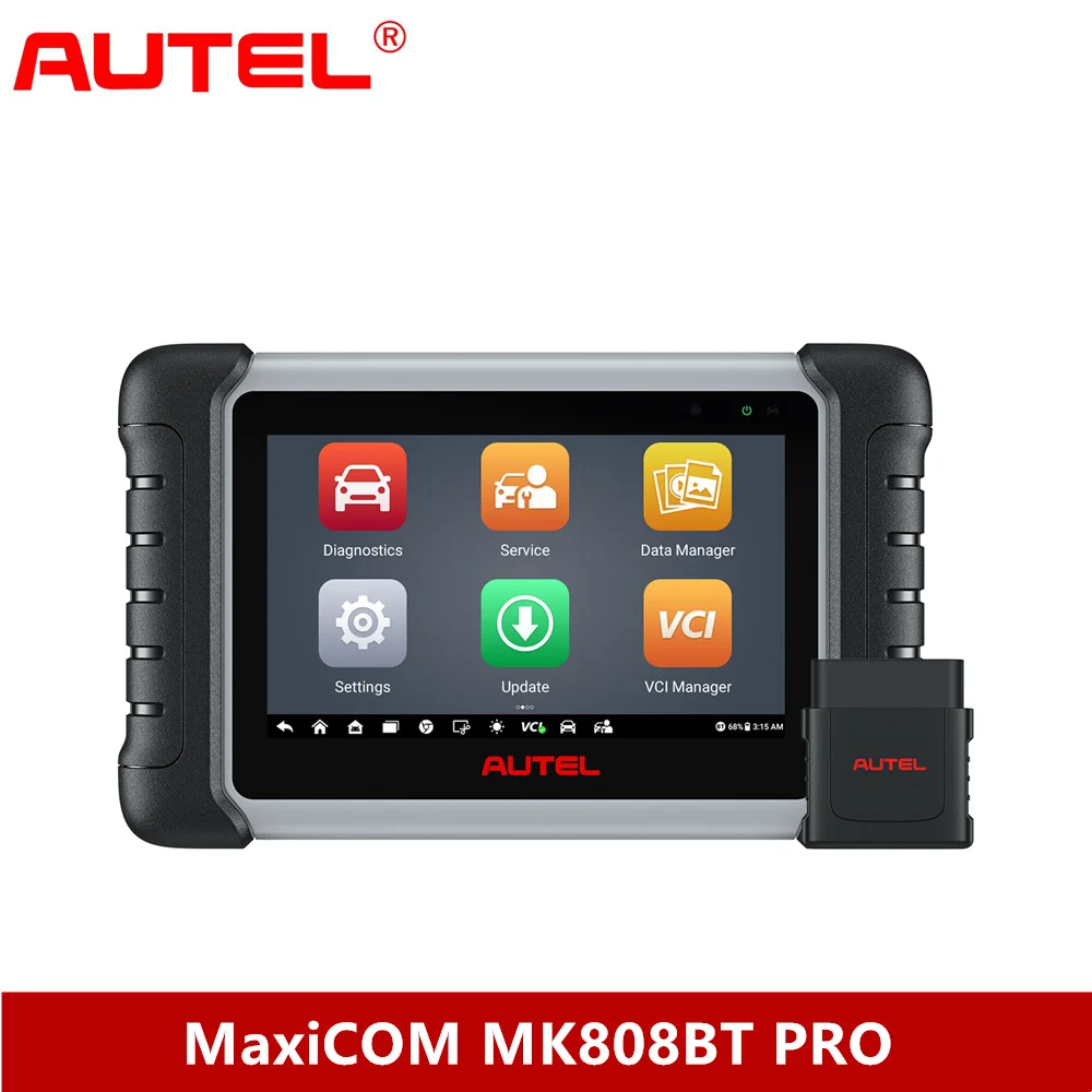 Autel MaxiCOM MK808BT PRO Car Diagnostic Scan Tool/Active Tests /Bi-Directional Control Scanner, 28+ Services