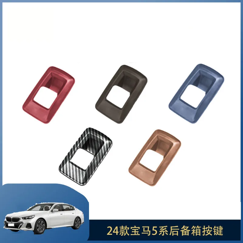 

For 24 BMW 5 Series trunk warning sticker rear door button sticker frame