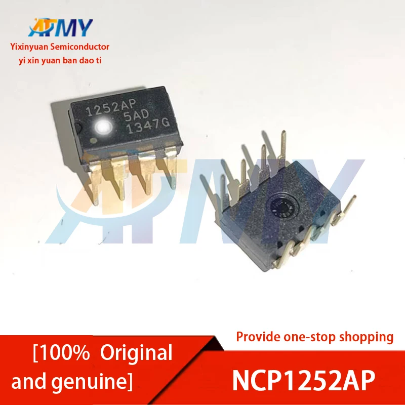

4piece NCP1252APG Through-Hole 1252AP Current Mode PWM Controller DIP8