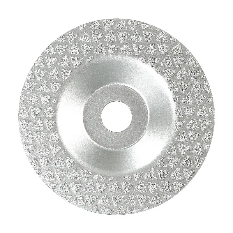 

45/60/100 Grit 4" Diamond Grinding Wheel Cup for Granite Marble Iron Steel Masonry Convex Vacuum Brazed Grinding Disc 100mm*16mm