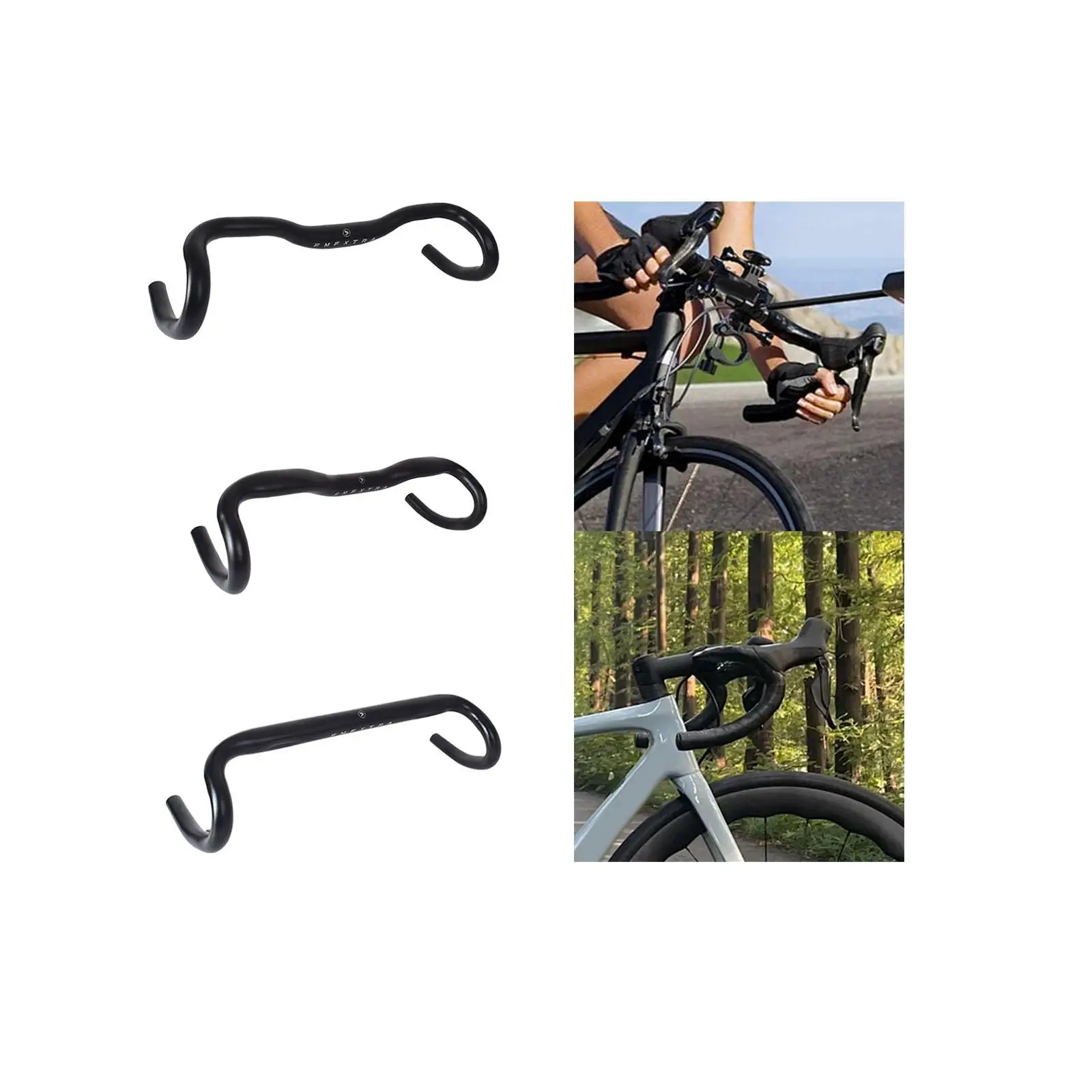 Bike Drop Bar Strong Handle Bar Replacement 31.8mm Clamp Bike Bent Handlebar Bicycle Handlebar for Road Bikes BMX Cycling Parts